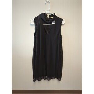 Davina NWT Women's Size 6 Black Cut Out Choker Dress